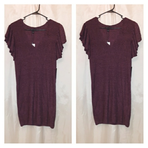 Express Dresses & Skirts - Express Pink Black Sweater Dress Size S NWT